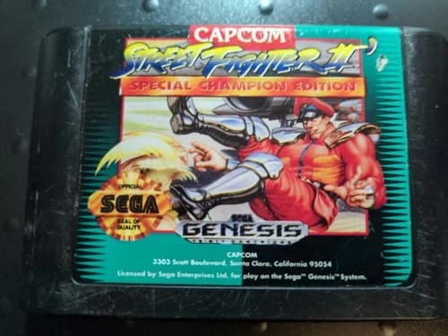 Street Fighter II Special Championship Edition, Genesis, Cartridge Only, Tested
