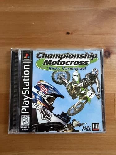 Championship Motocross Ft Ricky Carmichael (Sony PlayStation 1, 1999) Complete