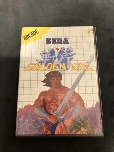 Golden Axe Sega Master System Complete in Box w/manual CIB