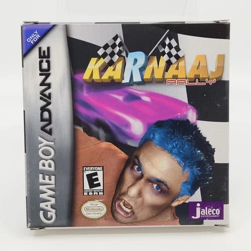 Nintendo Gameboy Advance Boxed Video Game - Karnaaj Rally - CIB Complete