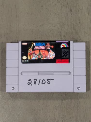 NBA All-Star Challenge (Super Nintendo SNES) Tested Working Cart Only
