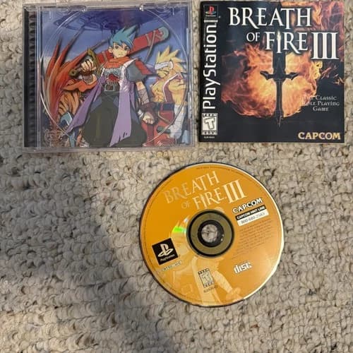 Breath of Fire III 3 -Sony PlayStation 1 (1998) PS1 CIB