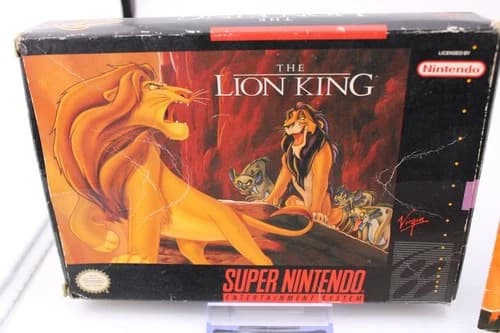 The Lion King Super Nintendo SNES COMPLETE CIB
