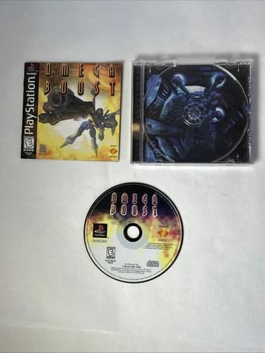 Omega Boost (Sony PlayStation 1, 1999) PS1 CIB Complete