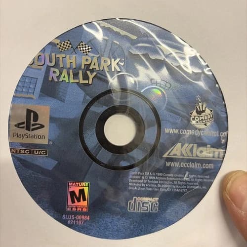 South Park Rally (PlayStation 1 PS1, 1999) ☆ Authentic Disc Only