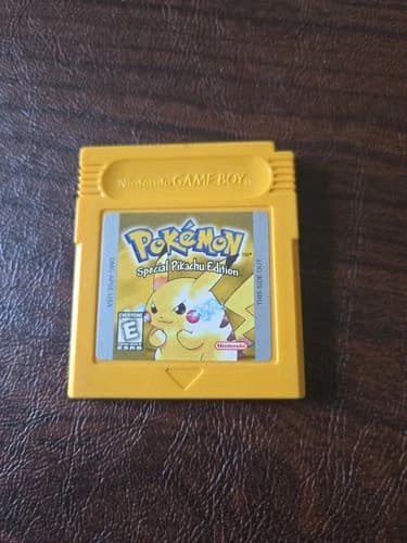 Nintendo Pokémon Special Pikachu Edition Game Boy Color Cartridge WORKING