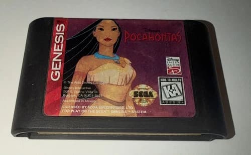Disney's Pocahontas (Sega Genesis, 1996) Cleaned & Tested