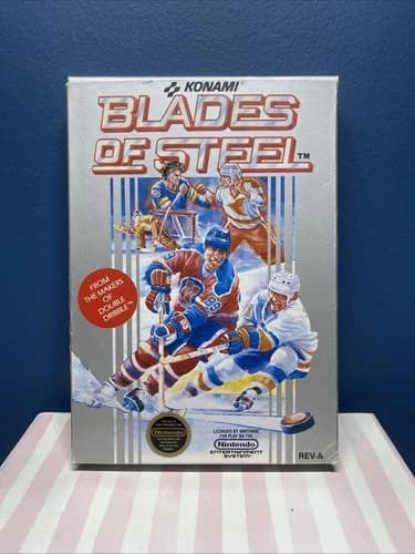 NES CIB Blades of Steel Nintendo Entertainment System 1988 Complete Guaranteed
