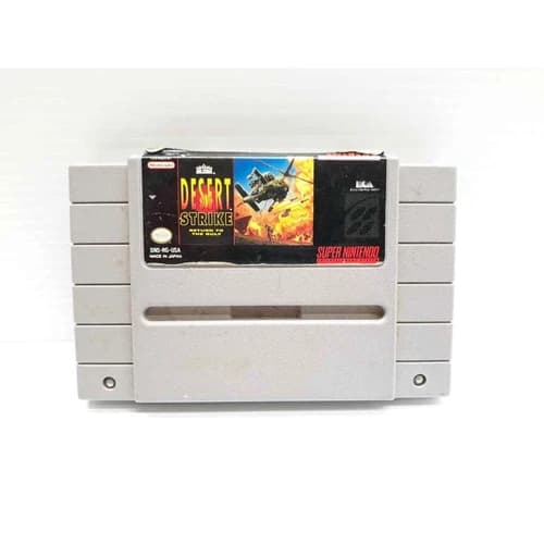 1991 Air Force Desert Strike: Return to the Gulf Super Nintendo SNES Video Game