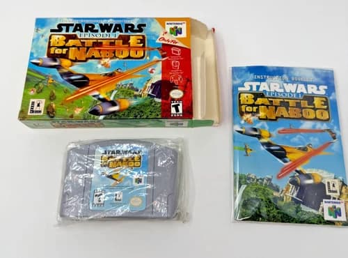 Star Wars Episode 1 Battle for Naboo N64 CIB Excellent