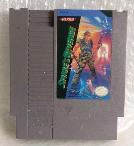 Snake's Revenge (Nintendo Entertainment System, 1990) NES Tested & Working!!!