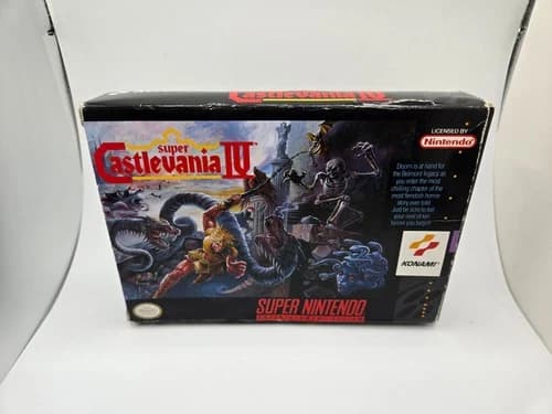 Super Castlevania IV Super Nintendo SNES CIB