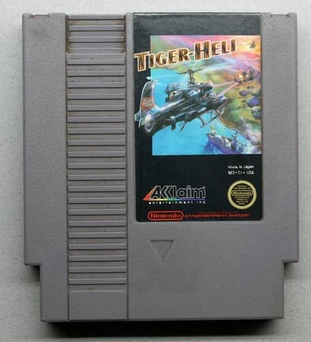 Tiger Heli NES Cartridge Only (Tested Working)