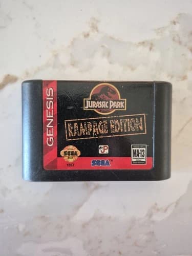 Jurassic Park Sega Genesis Original Game Cartridge Authentic
