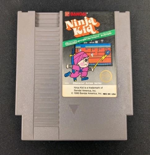 Ninja Kid (NES, 1986) Game Only | Tested | Authentic