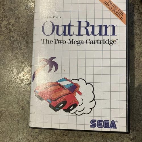Out Run (Sega Master System SMS) Complete CIB