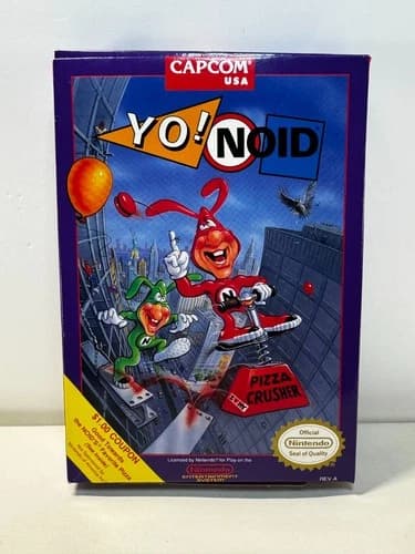 Yo Noid (Nintendo NES, 1990) Complete CIB Authentic Tested