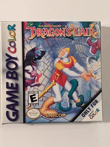 Dragon's Lair (Nintendo Game Boy Color) -- GBC -- Capcom -- Don Bluth - Complete