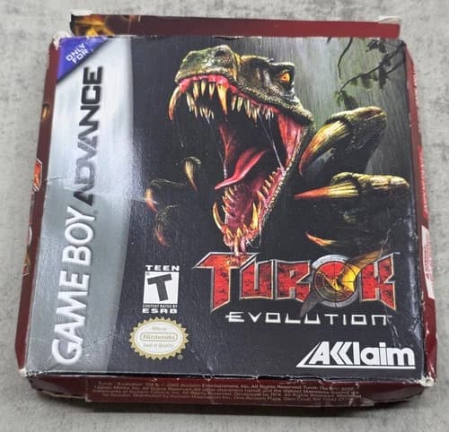 Turok Evolution - Nintendo Game Boy Advance (GBA) Complete In Box (CIB)