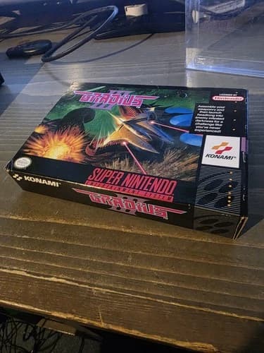 Gradius III COMPLETE IN BOX for the Super Nintendo SNES