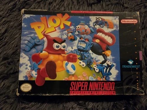 Plok (Super Nintendo Entertainment System, 1993)Complete Preowned