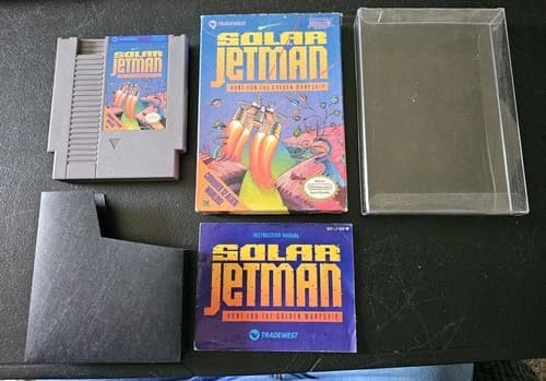 Solar Jetman: Hunt for the Golden Warpship (Nintendo NES) Complete - Authentic