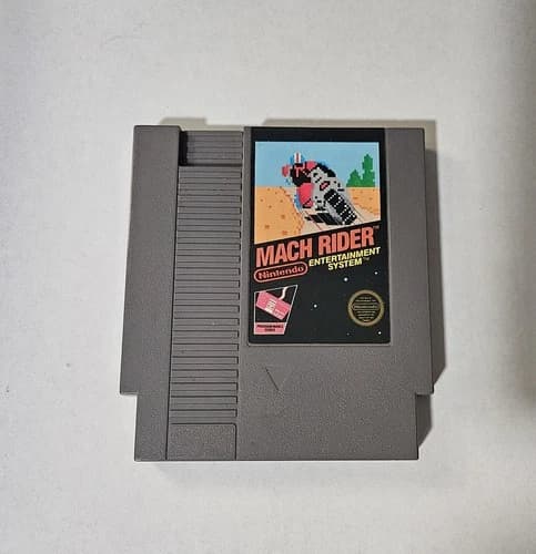 Mach Rider Nintendo Entertainment System, 1985 NES -Used Cartridge Only