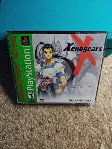 Xenogears (Greatest Hits) (Sony PlayStation 1) Complete W Registration PS1