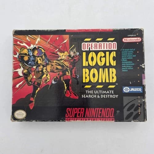 Operation Logic Bomb (Super Nintendo SNES, 1993)