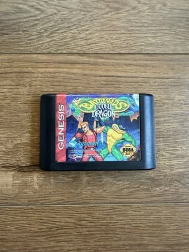 Sega Genesis Game Only Battletoads/Double Dragon Tested Fast Shipping