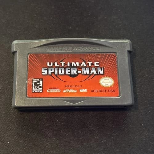 Ultimate Spider-Man (Game Boy Advance, 2005) GBA Cart Only Tested