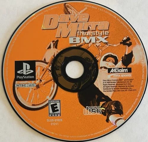 Dave Mirra Freestyle BMX (PlayStation 1, PS1) DISC ONLY | NO TRACKING | M1987