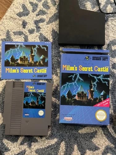 Milon's Secret Castle Nintendo NES Complete in Box CIB