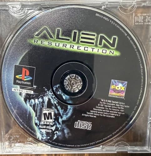 Alien Resurrection (Sony PlayStation 1, 2000) PS1 Tested & Working - Game Only