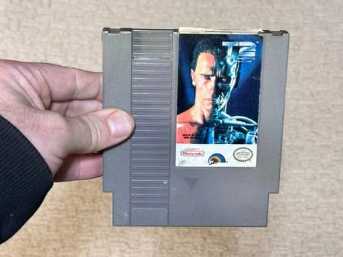 Terminator 2 Judgment Day - Nintendo NES Game Cartridge - Authentic - Tested