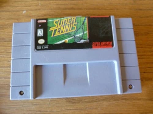 Super Tennis Super Nintendo SNES Cartridge Only not tested