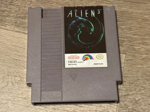 Alien 3 Nintendo Nes Cleaned & Tested Authentic