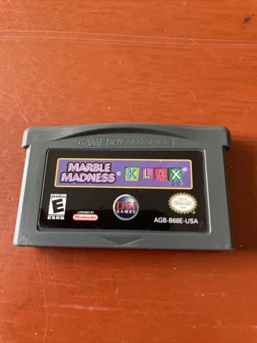 Marble Madness/Klax (Nintendo Game Boy Advance, 2005) Loose Authentic