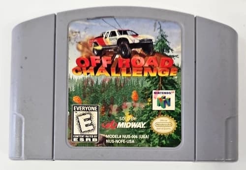 Off Road Challenge (Nintendo 64, 1998) N64 Authentic Game Cartridge