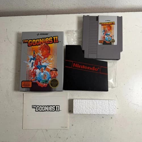The Goonies 2 (1987) NES Nintendo CIB Good Condition - Tested