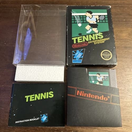 Tennis (Nintendo NES 1985) Complete CIB - Tested - Authentic