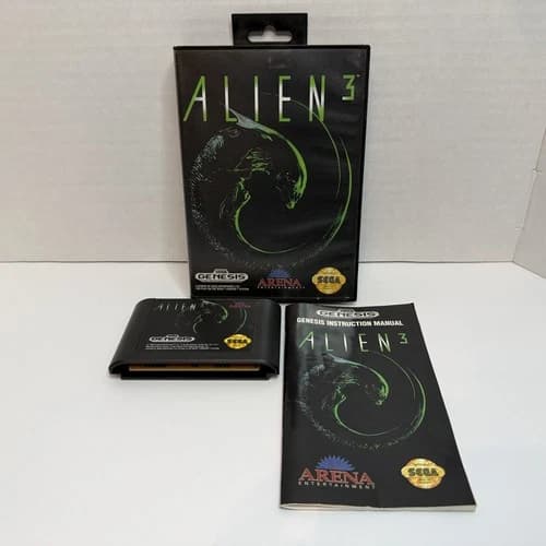 Alien 3 Sega Genesis CIB Complete Arena Tested & Working - Authentic