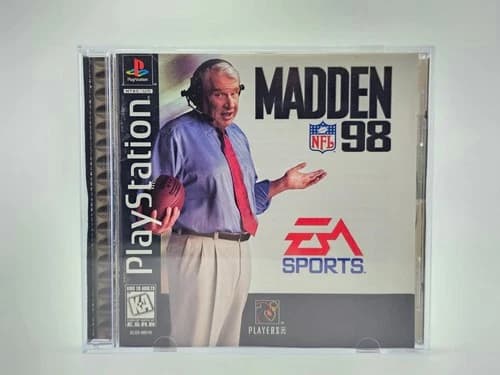 Sony Playstation 1 PS1 Madden NFL 98 CIB Cleaned & Tested