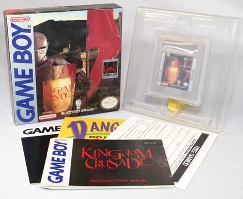 Kingdom Crusade Game Boy Complete CIB Authentic Great Condition w RARE REG CARD!