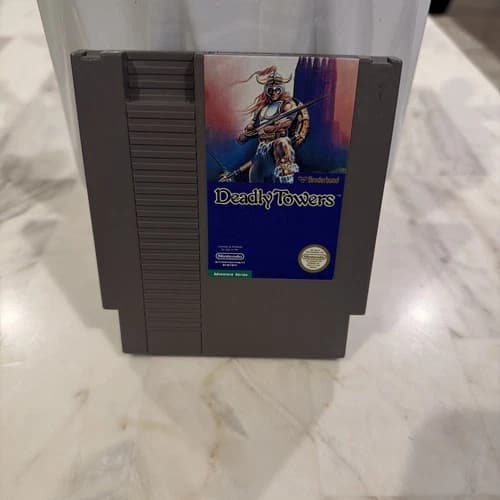Deadly Towers NES Nintendo Game Cartridge Authentic Tested Working Used