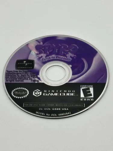 Spyro: Enter the Dragonfly (Nintendo GameCube, 2002) *Disc Only* Tested!