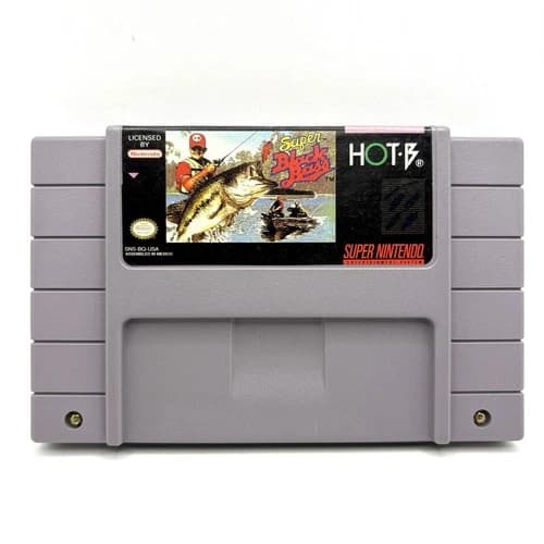SNES Super Black Bass - Super Nintendo Snes - Game Cartridge Only