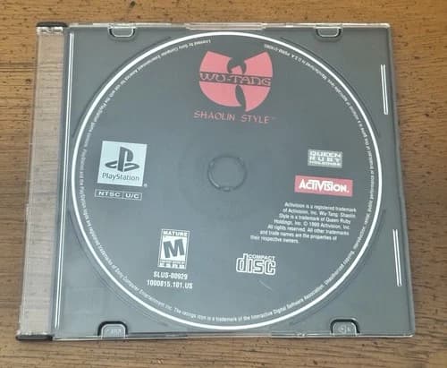 Wu-Tang: Shaolin Style Sony PlayStation PS1 *DISC ONLY*