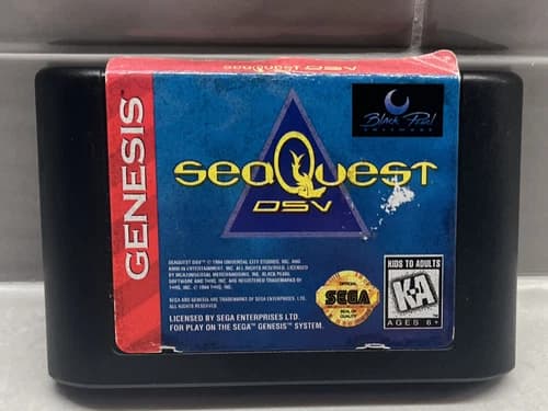 seaQuest DSV (Sega Genesis, 1994) TESTED AUTHENTIC