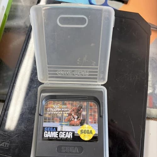 Sega Game Gear Game Only WWF WrestleMania Steel Cage Challenge Mint